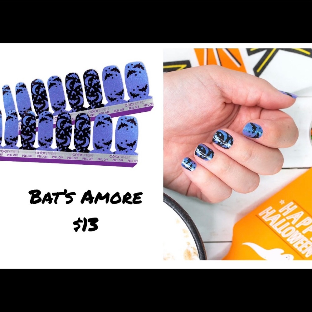 Color Street Halloween Bat’s Amore! Gorgeous!
